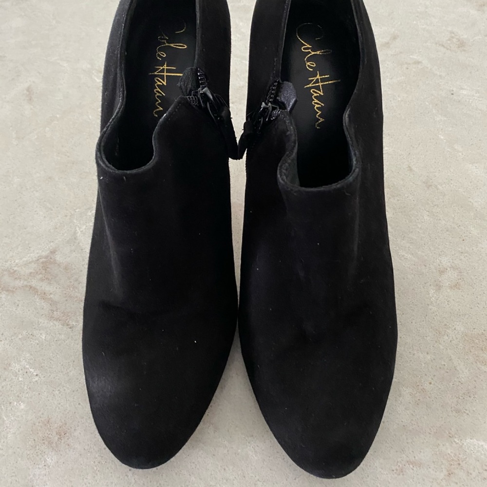 Black Cole Haan Talia Bootie Size 8.5